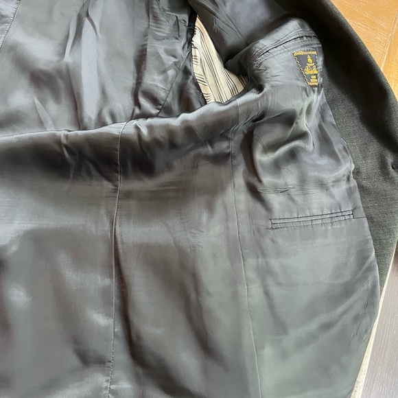 Brooks Brothers Charcoal Men's Blazer two button 46L wool - Picture 13 of 15
